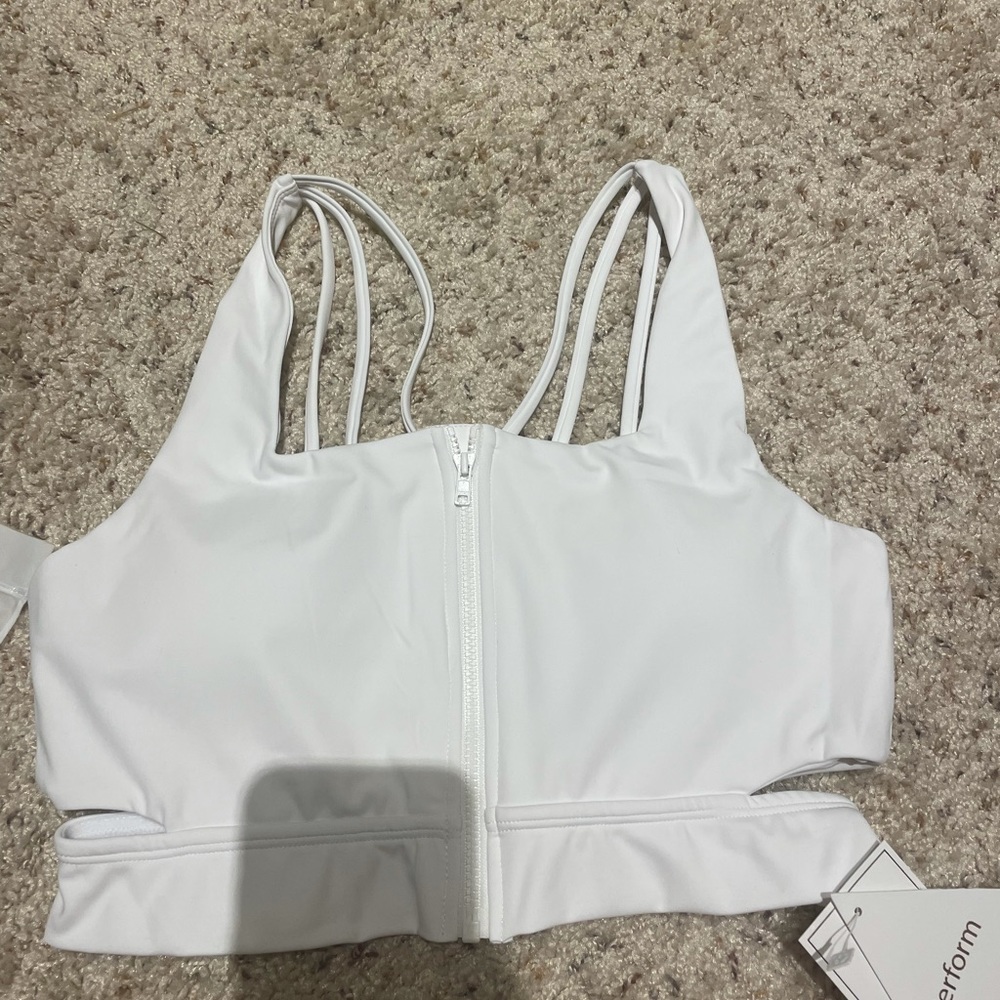 Blizzard Zip Up Sports Bra